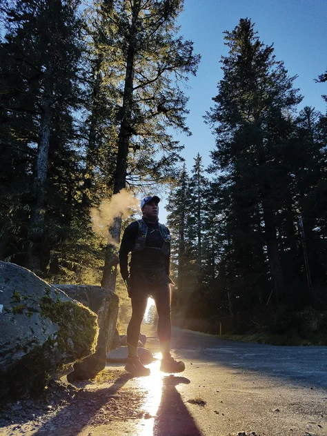 trail running in kodiak