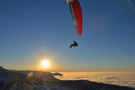Paragliding in Alaska