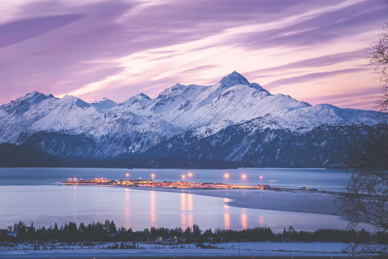 The Homer Spit in Winter