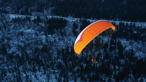 Paragliding in Alaska