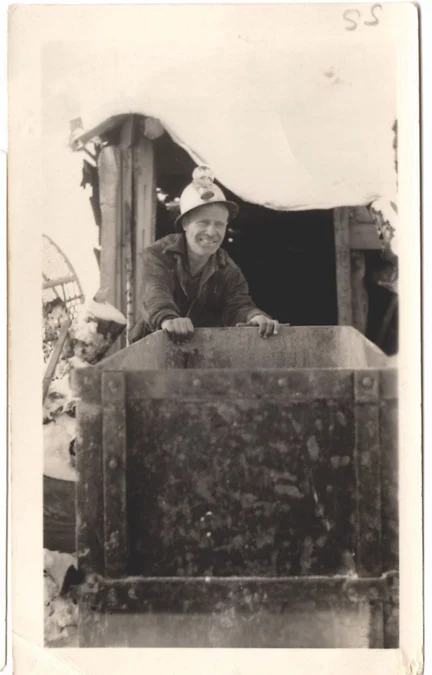 Heinie mining High Grade Gold Mine Nov. 8, 1939. Hatcher Pass, AK