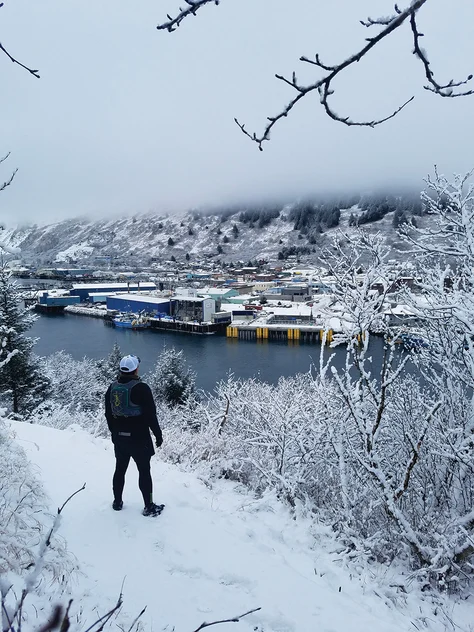 trail running in kodiak