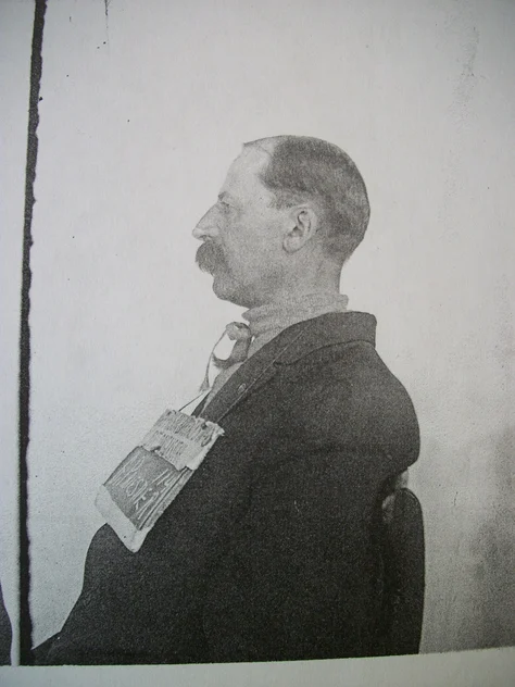 Cold Cast McCarthy - A profile photo of Gustave Priesner at Fort Douglas War Prison.