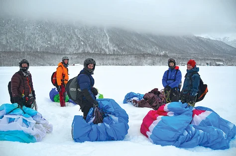 Paragliding in Alaska