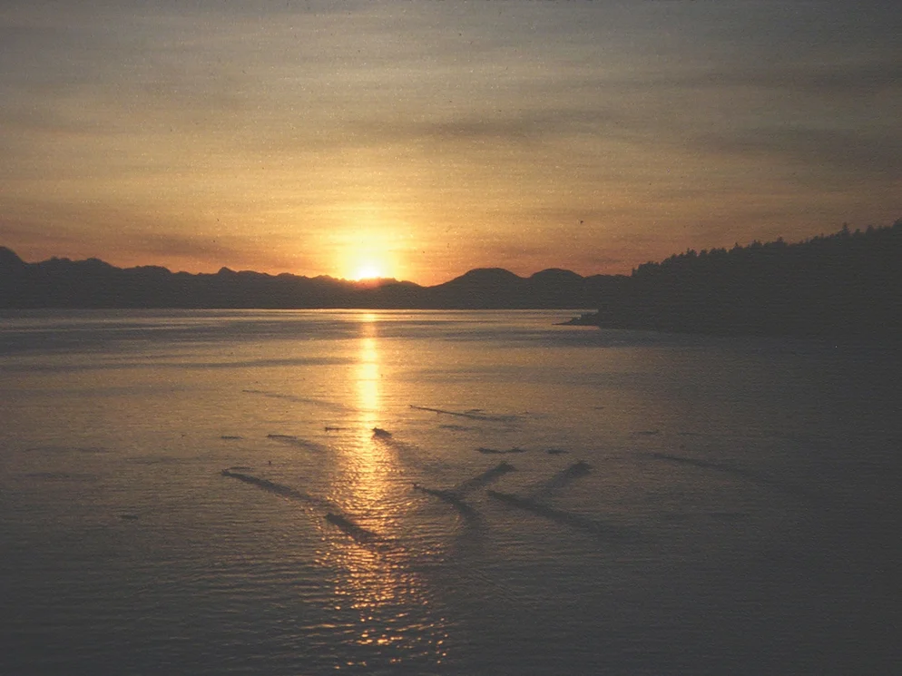 Skagway sunset in route to the Yukon.