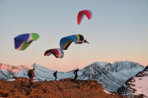 Paragliding in Alaska